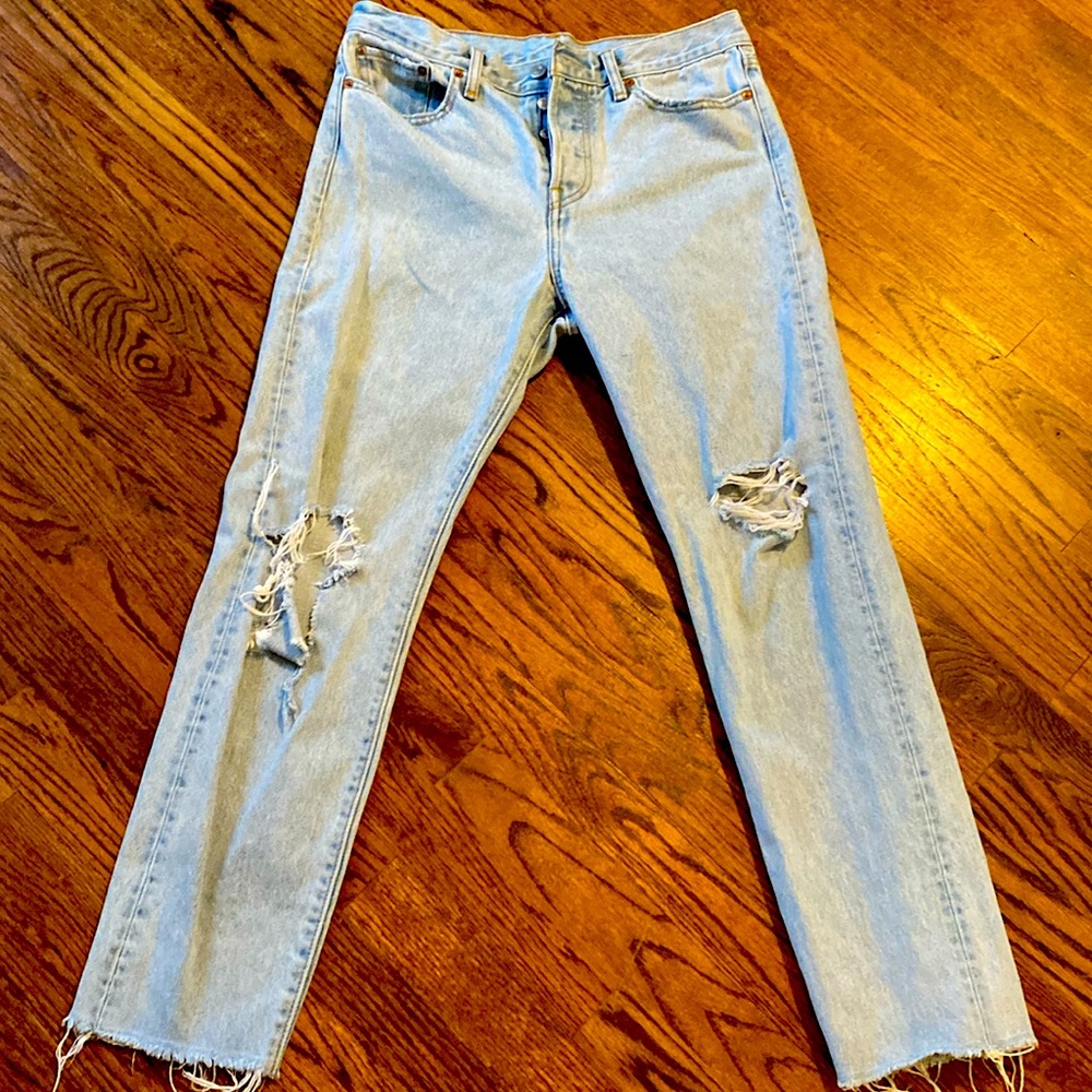 Levi’s wedge jeans